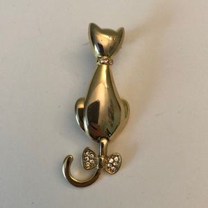 Vintage Cat Brooch